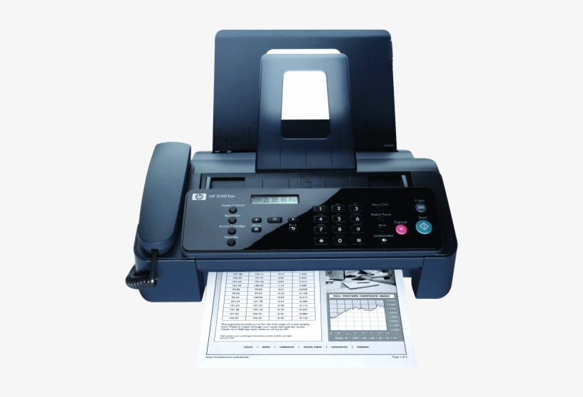 Free Png Fax Machine Png Images Transparent - Hp Fax 2140 Monochrome Ink-jet - Fax / Copier, transparent png #3976124