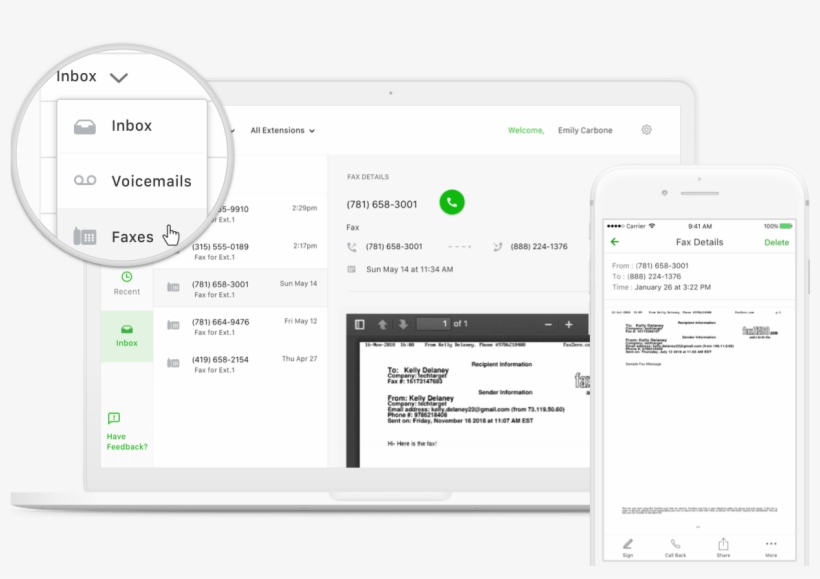 Virtual Fax Png - Fax, transparent png #3976245