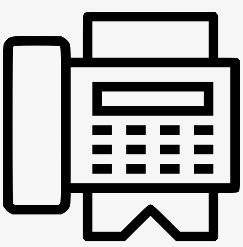 Fax Machine - - Telephone, transparent png #3976272
