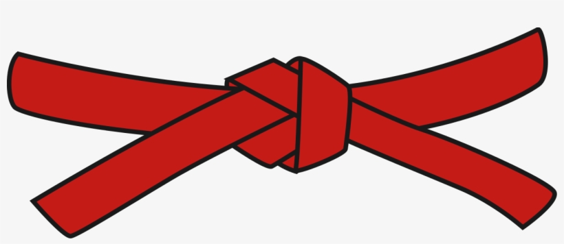 This Belt System Is For Karate Students Over 14 Years - Judo Red Belt, transparent png #3976923