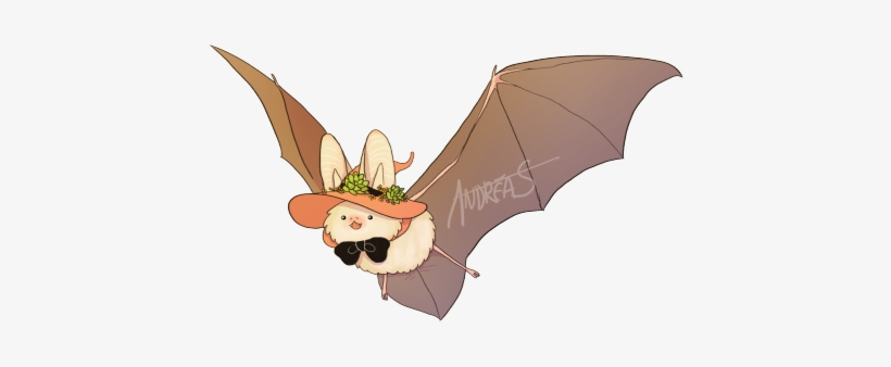 First Commission Of The New Year A Cute Long Eared - Grey Long Eared Bat Art, transparent png #3976973