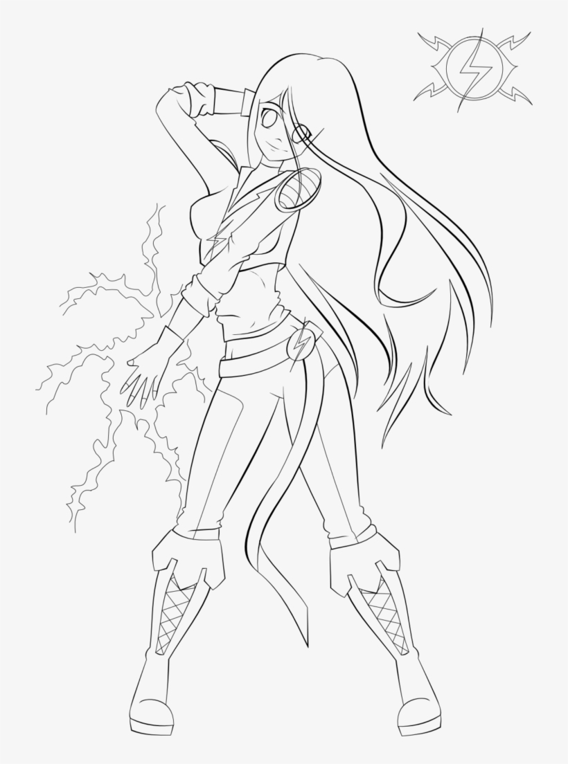 anime warrior coloring pages