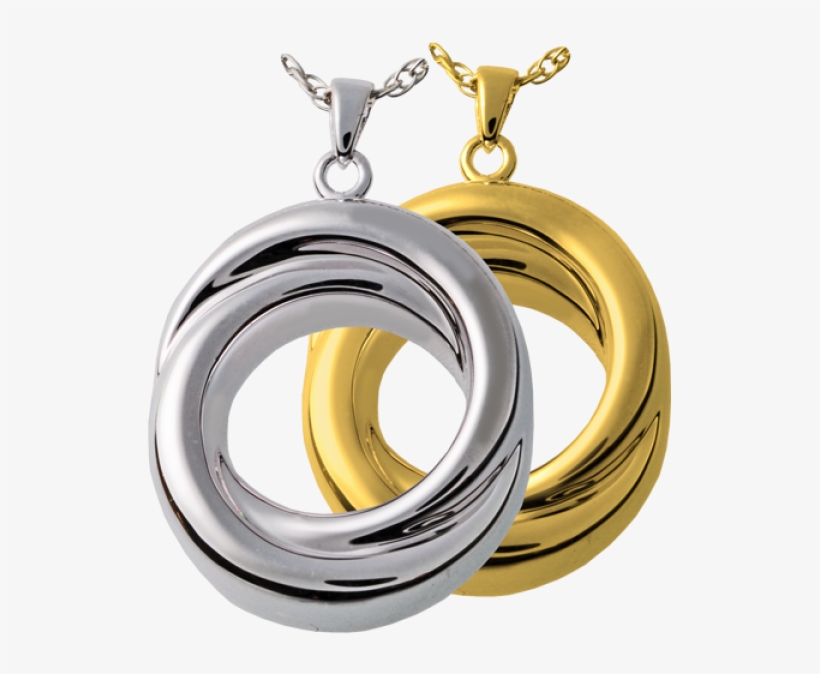 Infinity Love Knot Companion Urn Pendant - Sterling Silver Infinity Cremation Jewelry Pendant, transparent png #3977372