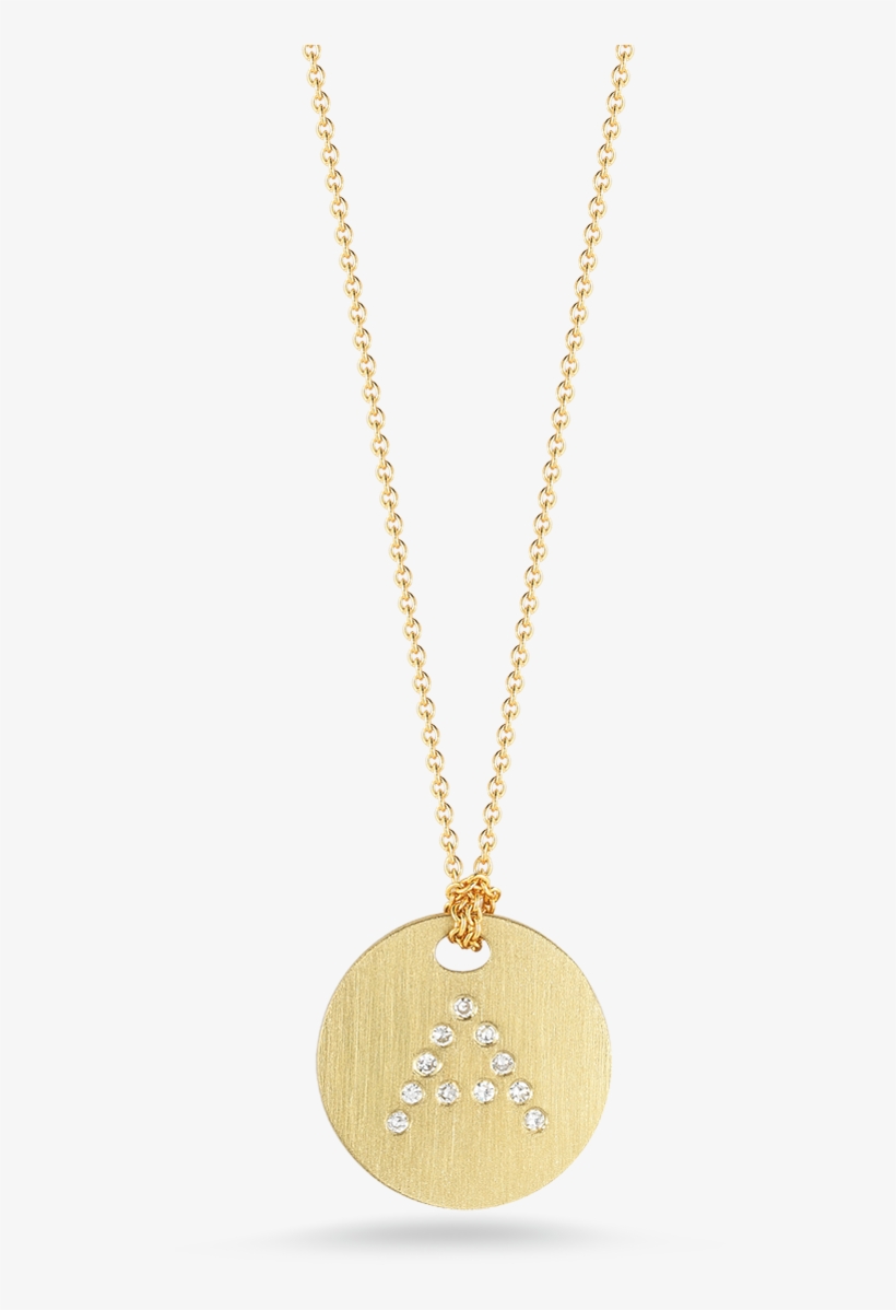 Roberto Coin Tiny Treasures 18k Yellow Gold Disc - Necklace, transparent png #3977406