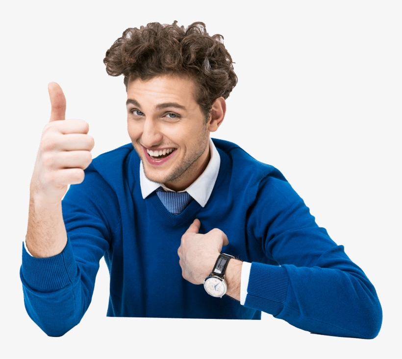 Thumbs Up Guy - Vape Shop, transparent png #3978278