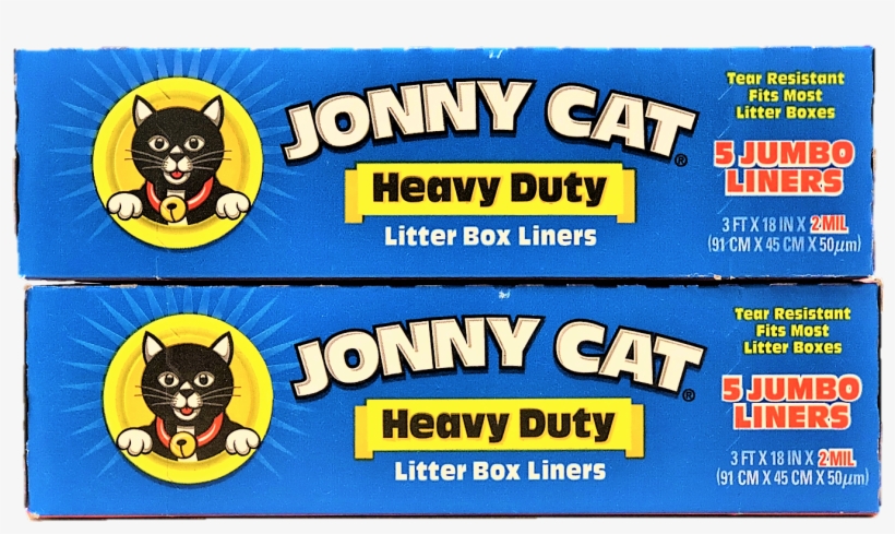 Jonny Cat, Cat Litter Box Liners With Drawstring, Jumbo, - Jonny Cat Litter Box Liners, Heavy Duty, Jumbo - 5, transparent png #3978317