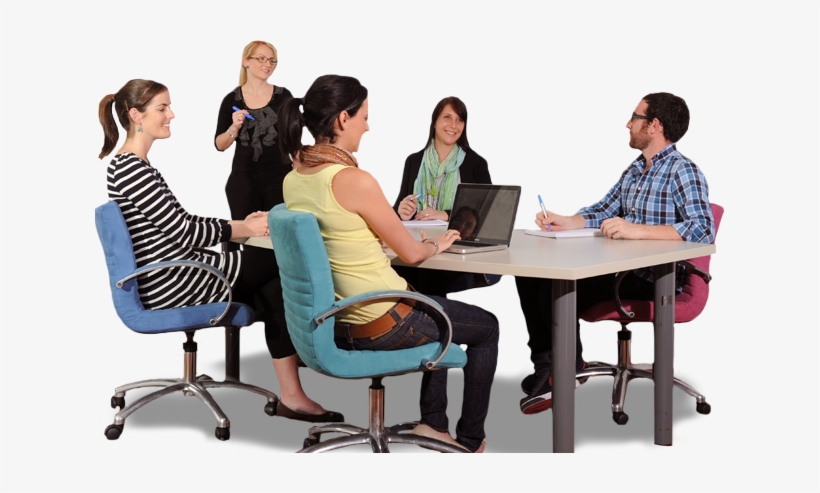 Our Culture - People Sitting With Table Png, transparent png #3978474