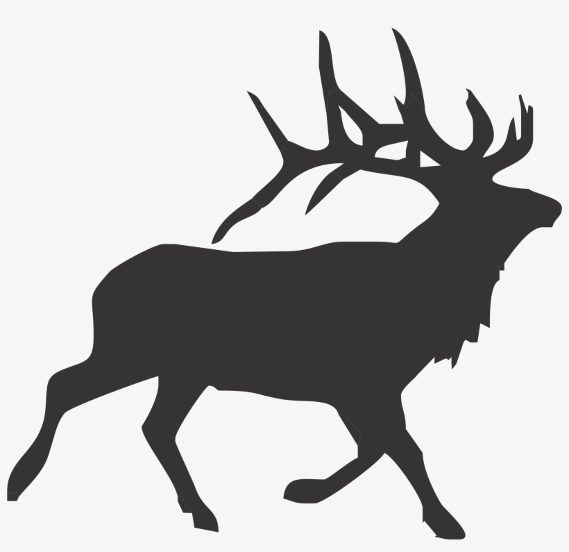Bulletin Resources - Elk Silhouette, transparent png #3978948