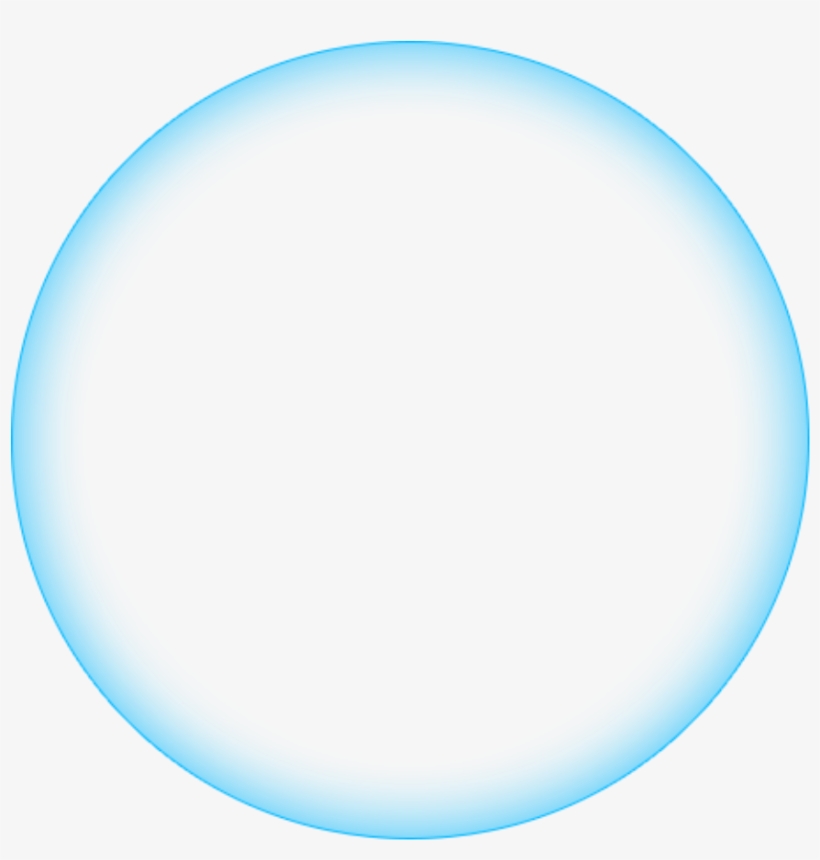 Freetoedit Frame Circle Blue Bubble - Clip Art, transparent png #3979259