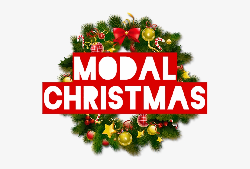 For Modal Britain Christmas Is A Time Rooted In Tradition - Christmas Wreath Clip Art, transparent png #3980003