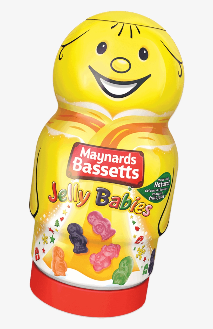 Jelly Babies Novelty Girl Jar - Jelly Baby Advent Calendar, transparent png #3980606