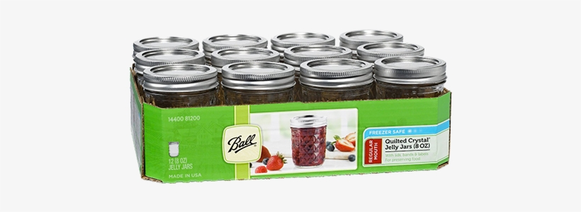 Ball 12-pack 8 Oz - Mason Jars 8 Oz, transparent png #3980732