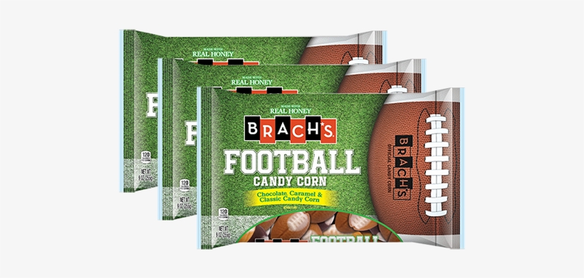 Brach's Football Candy Corn For Fresh Candy And Great - Brach’s Candy Corn Footballs, 15 Ounce Bag, transparent png #3980769