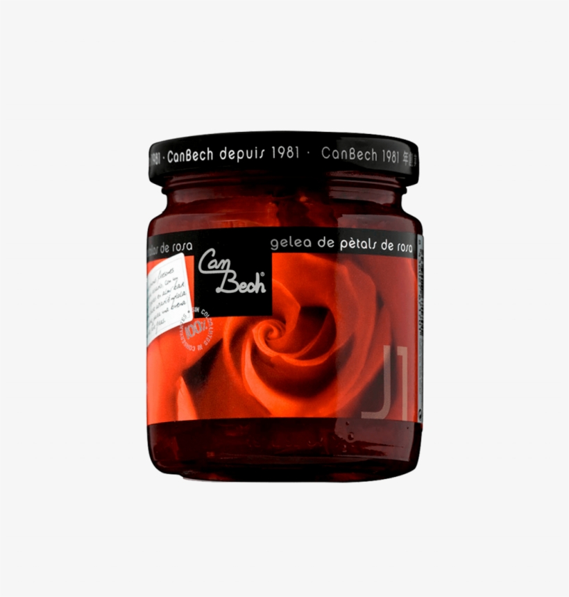 Can Bech Rose Petal Jelly Jar 290 G - Džem Z Cukrového Melounu A Vodního Melounu, Sklo, 300g, transparent png #3980839
