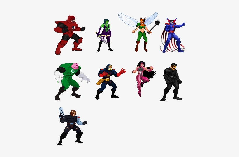 3 Hawkgirl 4 Mister Sinister 5 Kilowog 6 Star Lord - Superhero, transparent png #3980979