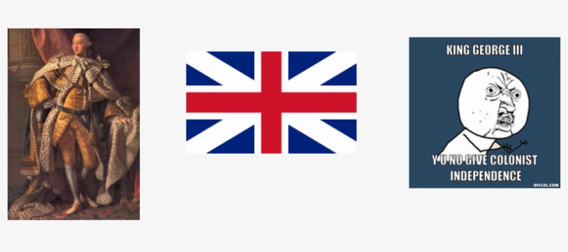 Britain This Was One Of The Flags Used By The Kings - Treaty Of Paris 1783 Meme, transparent png #3981209