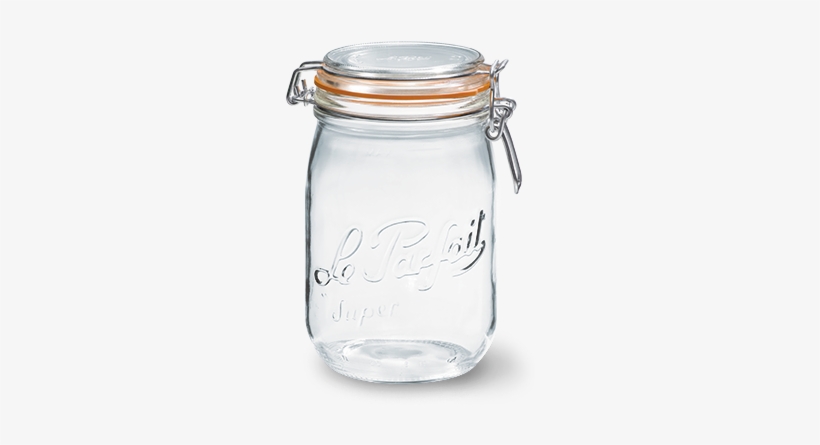 Le Parfait Super Jars - Le Parfait French Super Canning Jars With Bail Lid, transparent png #3981224