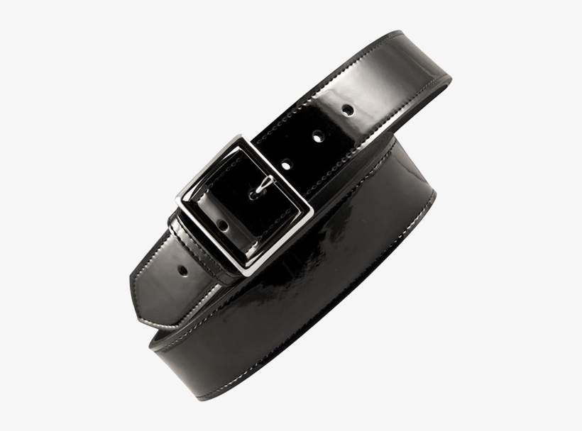 Patent Leather Belt - Belt, transparent png #3981612
