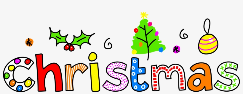 Clipart Christmas Word - Christmas Word Clipart - Free Transparent PNG Download - PNGkey