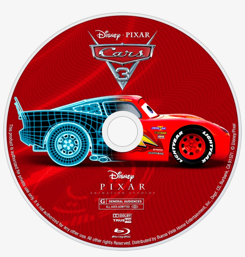 Cars 3 Bluray Disc Image - Cars 2 - Drawstring Treat Sack, transparent png #3982348