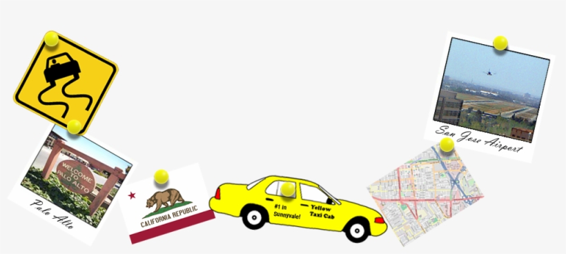 Yellow Taxi Cab California - Everyday I'm Shufflin Mini Reporter Handy Size Money, transparent png #3982651