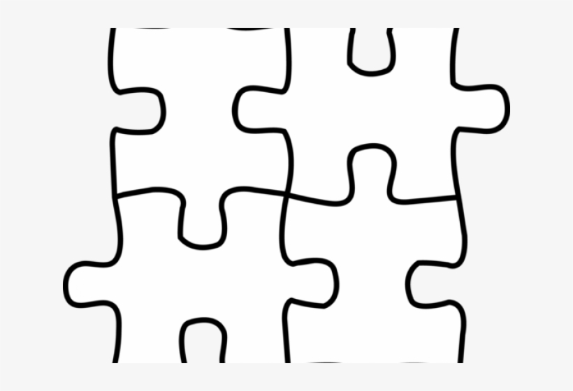 Puzzle Black And White, transparent png #3982677