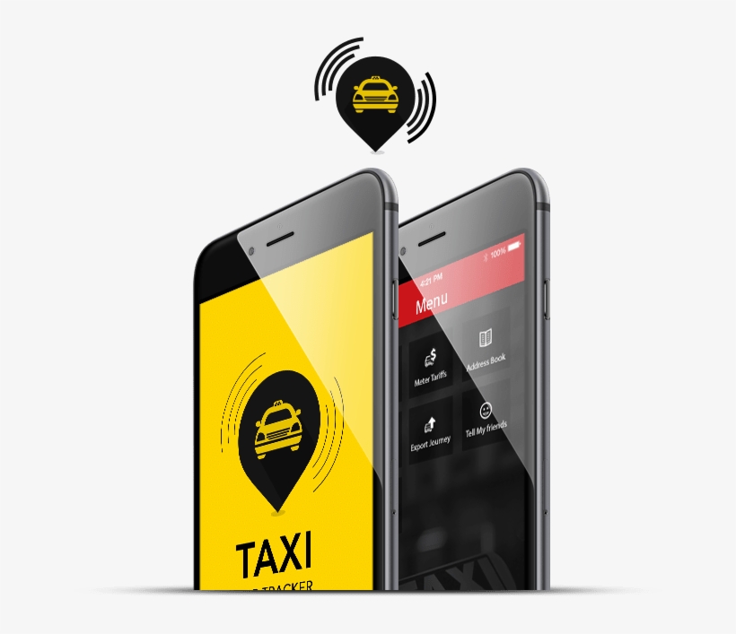 Taxi Cab Tracker - Blueline Taxis, transparent png #3982990