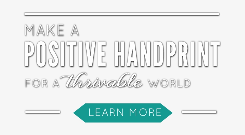 What Is A Positive Handprint - Calligraphy, transparent png #3983142
