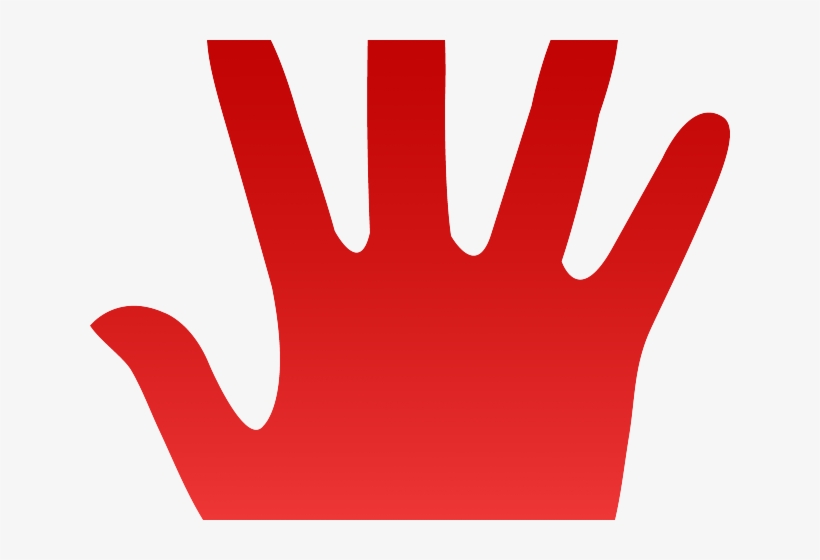 Human Clipart Handprint - Sign, transparent png #3983226