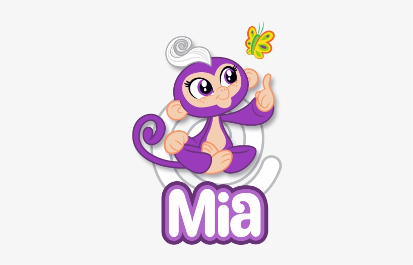 Female Names - Fingerlings Mia, transparent png #3983674