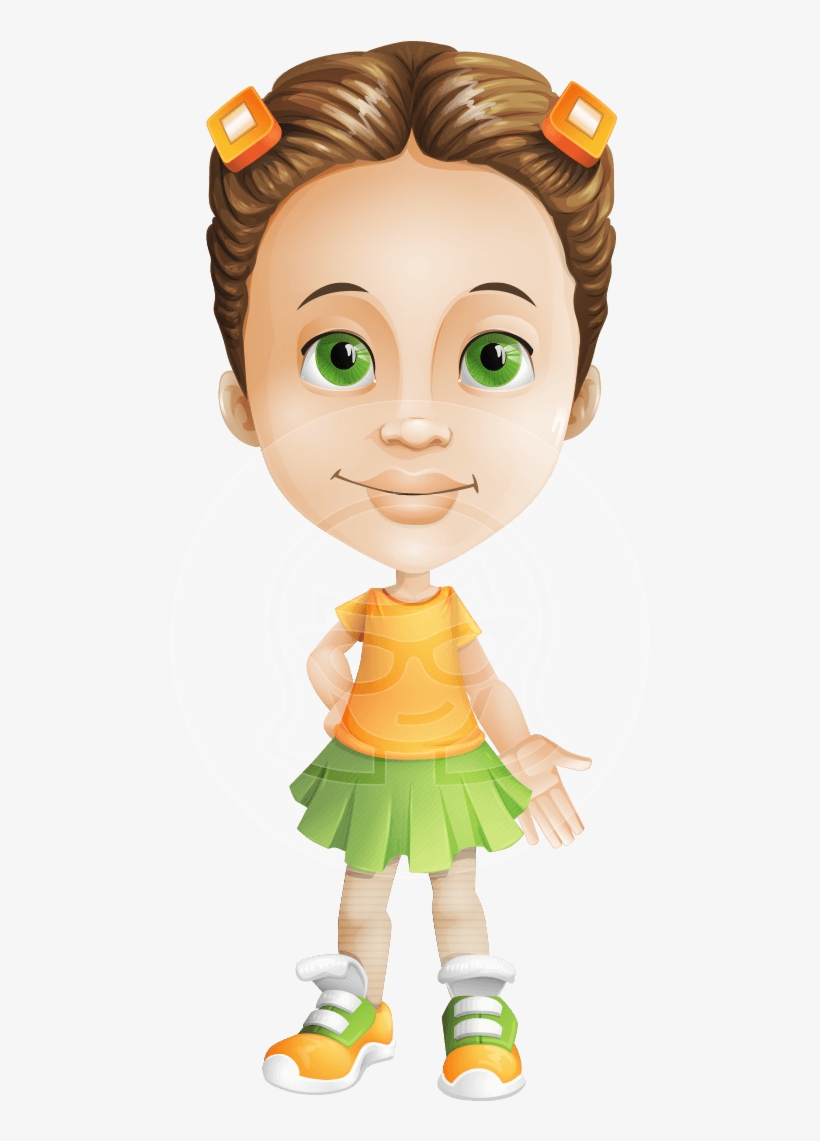 Little Missy Mia - Cartoon, transparent png #3983736