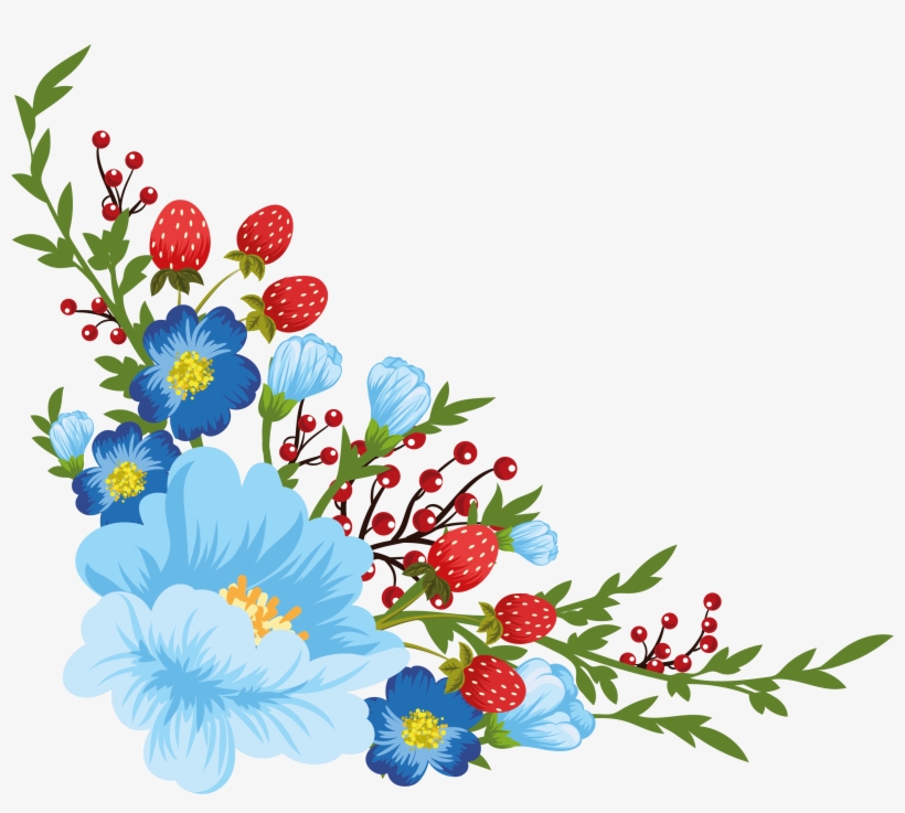 Beautiful Flowers - Flowers Design For Decoupage, transparent png #3984196