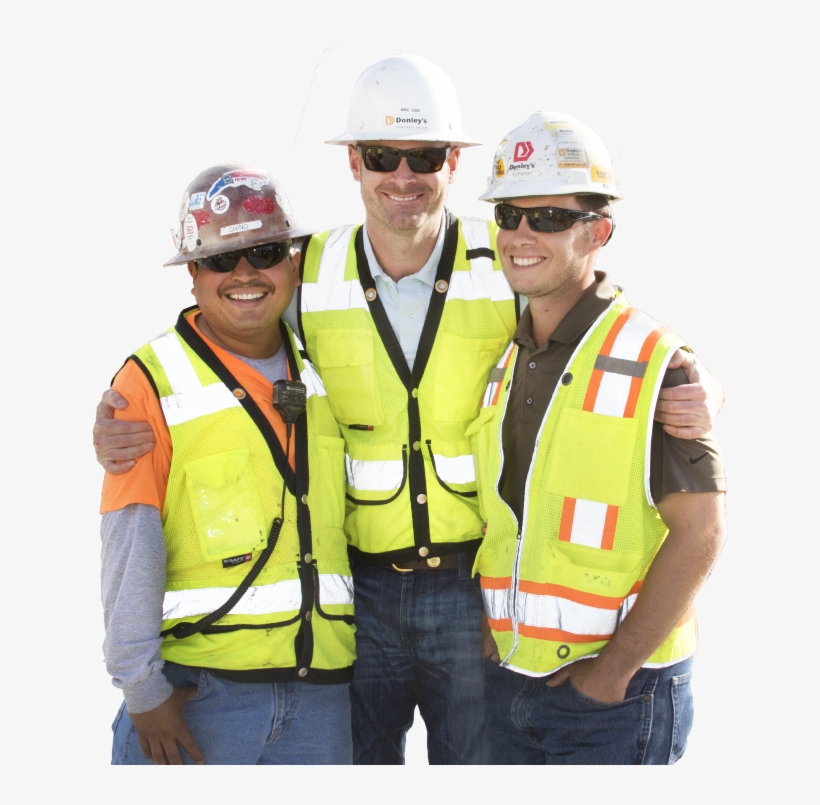 Donleys Homepage Feature 3workers - Cleveland Construction, transparent png #3984986