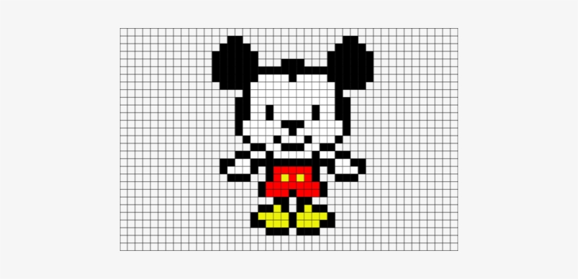 Mickey Mouse Pixel Art - Pixel Art De Mickey Mouse, transparent png #3985019