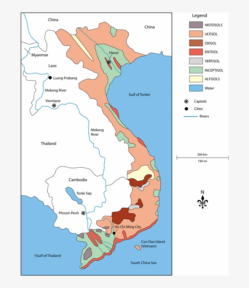 A Soil Map Of Vietnam - Củ Chi Tunnels, transparent png #3985322