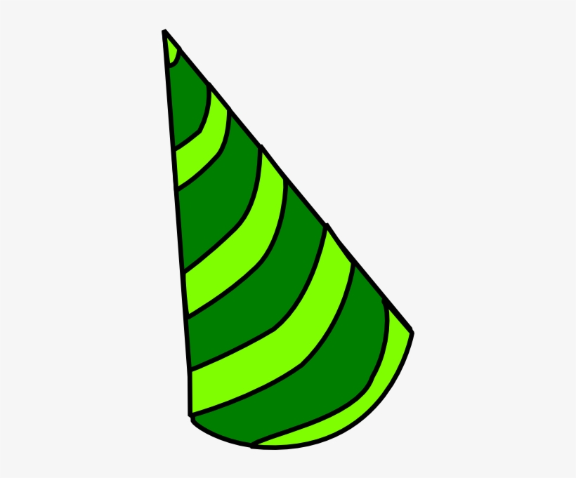 Birthday Clip Art - Green Birthday Hat Png, transparent png #3985443