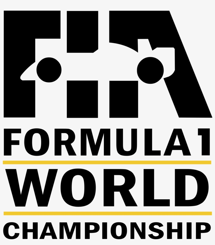 Fia Formula 1 World Championship Logo Png Transparent - Formula 1 Logo Evolution, transparent png #3985475
