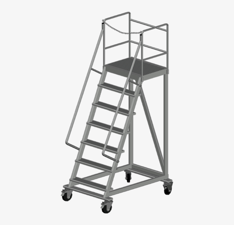 Rolling Staircase Ladder - Salem, transparent png #3985476