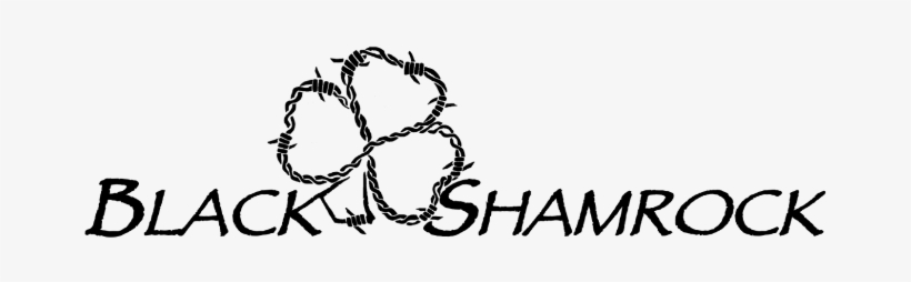 Black Shamrock - Black Shamrock Logo, transparent png #3985629