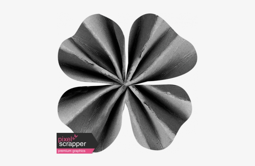 Accordion Flower Template - Monochrome, transparent png #3985662