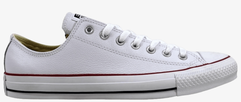 Chuck Taylor All Star Leather Ox 'white' - Chuck Taylor, transparent png #3985949
