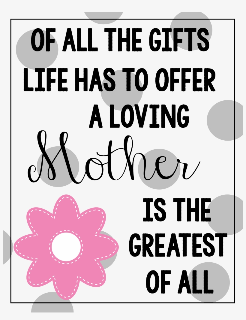 Motherhood Quote - Nice Mothers Day Quote, transparent png #3985981
