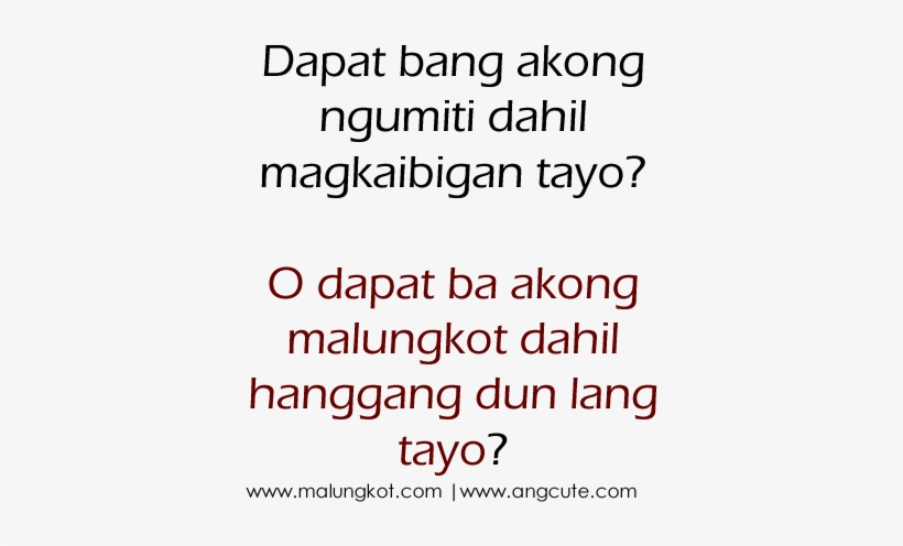 Cute Courtship Quotes By Dr - Crush Sweet Message Tagalog, transparent png #3986036