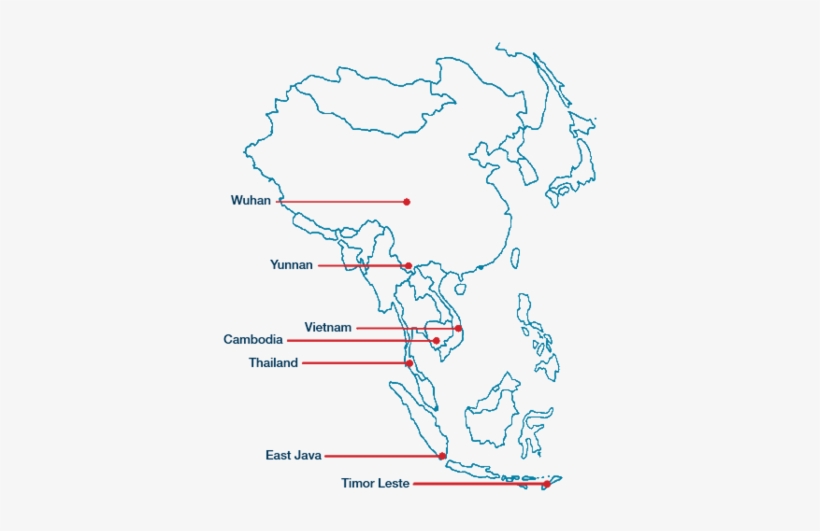 Service Learning, Overseas, Map, High Achievers - East Asia, transparent png #3986245