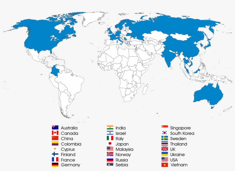 Some Of Our Clients - Apple Pay Availability Map, transparent png #3986472