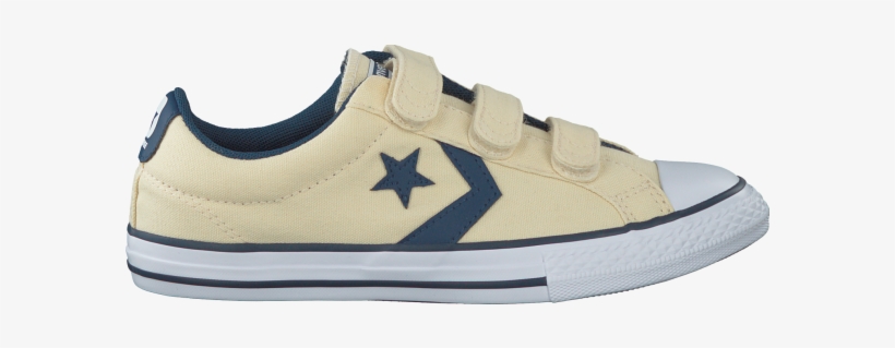 White Converse Sneakers Star Player 3v Ox Kids Number - Converse Star Player 3v Ox - Sneakers - Naturweiß, transparent png #3986542