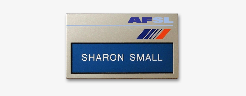 U80 Reusable Window White Name Badge By Fattorini 70 - Badge, transparent png #3986818