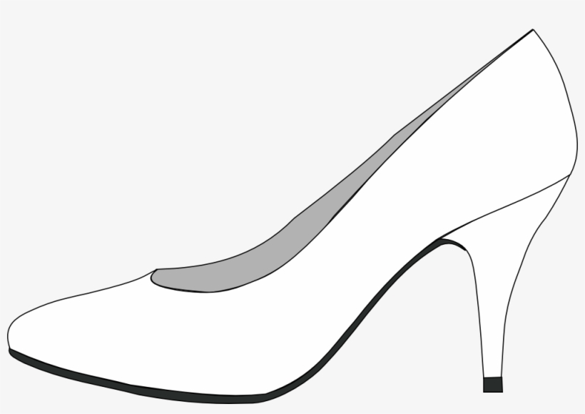 Red Shoe Black White Line Art Hunky Dory Svg Colouringbook - Coloring Book, transparent png #3986959