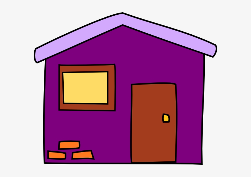 Purple House Png Clip Art, transparent png #3987328