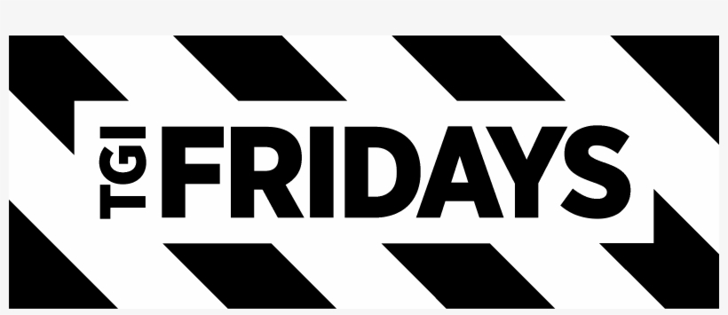 Tgi Fridays Logo Black And White - T.g.i. Friday's, transparent png #3987863